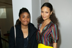 Iolanda Neto with Mentor Thandie Newton at The Hospital Club in Covent Garden on Tuesday'