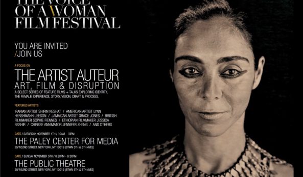 ARTIST SHIRIN NESHAT :::::: RECEIVES THE VOICE OF A WOMAN AWARD – NEW YORK